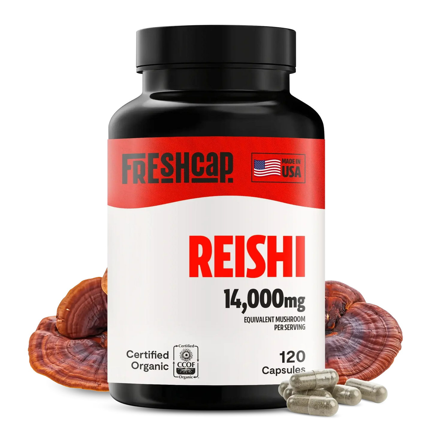 Reishi Mushroom Extract Capsules - Shroomability