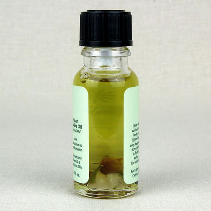 Suns Eye Heart Chakra Oil Concentrate 1/2 oz Bottle - side view