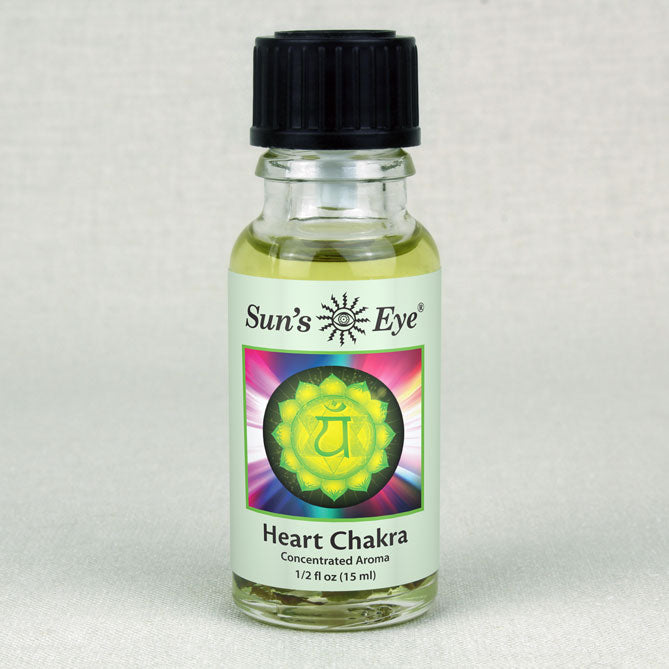 Suns Eye Heart Chakra Oil Concentrate 1/2 oz Bottle