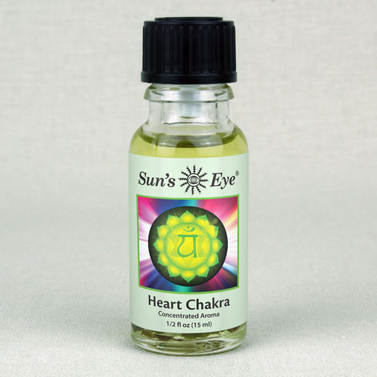 Suns Eye Heart Chakra Oil Concentrate 1/2 oz Bottle