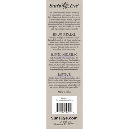Lavender Incense - Box of 20 Sticks